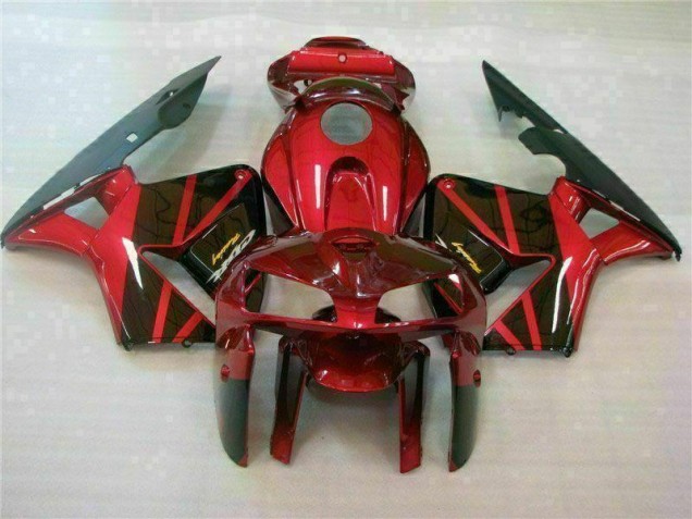 Best 2005-2006 Red Honda CBR600RR Motorbike Fairing Best 2005-2006 Red Honda CBR600RR Motorbike Fairing