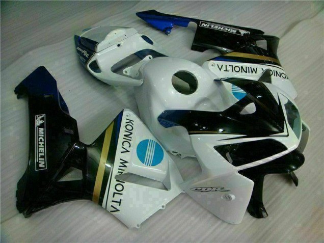Best 2005-2006 White Black Honda CBR600RR Replacement Motorcycle Fairings Best 2005-2006 White Black Honda CBR600RR Replacement Motorcycle Fairings