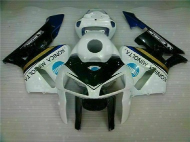 Best 2005-2006 White Black Honda CBR600RR Replacement Motorcycle Fairings