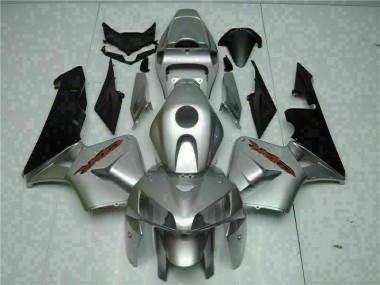 Best 2005-2006 Silver Honda CBR600RR Bike Fairing Kit
