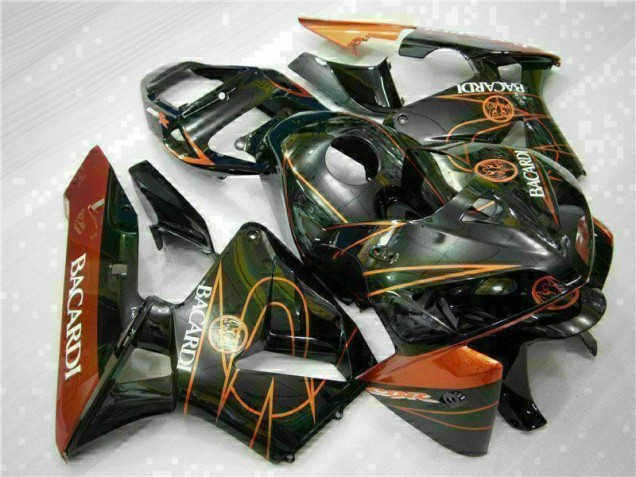 Best 2005-2006 Black Orange BACARDI Honda CBR600RR Motorcycle Fairing Best 2005-2006 Black Orange BACARDI Honda CBR600RR Motorcycle Fairing