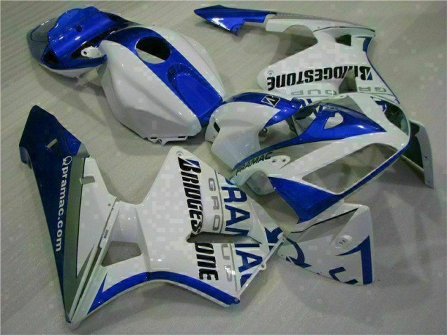 Best 2005-2006 White Blue Honda CBR600RR Motorcycle Fairing Kits Best 2005-2006 White Blue Honda CBR600RR Motorcycle Fairing Kits