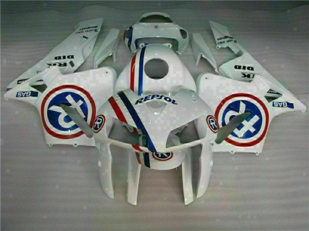 Best 2005-2006 White Honda CBR600RR Bike Fairings Best 2005-2006 White Honda CBR600RR Bike Fairings