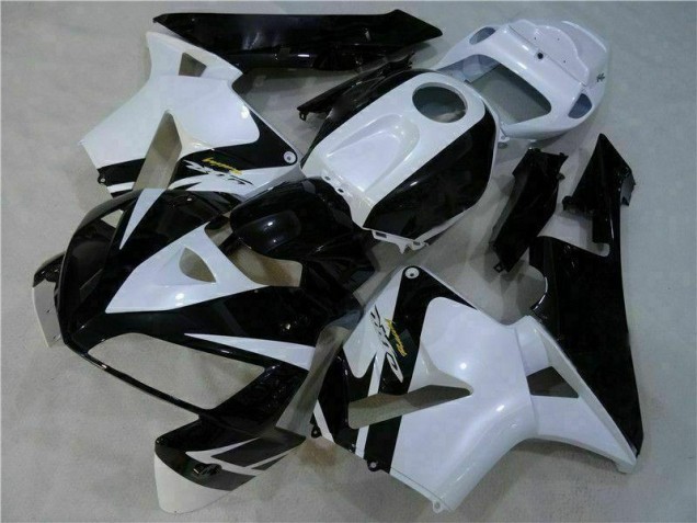 Best 2005-2006 White Black Honda CBR600RR Motorbike Fairing Best 2005-2006 White Black Honda CBR600RR Motorbike Fairing