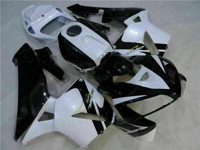 Best 2005-2006 White Black Honda CBR600RR Motorbike Fairing Best 2005-2006 White Black Honda CBR600RR Motorbike Fairing