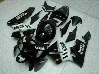 Best 2005-2006 Black West Honda CBR600RR Motorbike Fairing Kits
