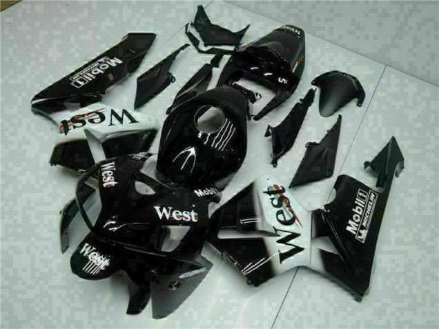 Best 2005-2006 Black West Honda CBR600RR Motorbike Fairing Kits Best 2005-2006 Black West Honda CBR600RR Motorbike Fairing Kits
