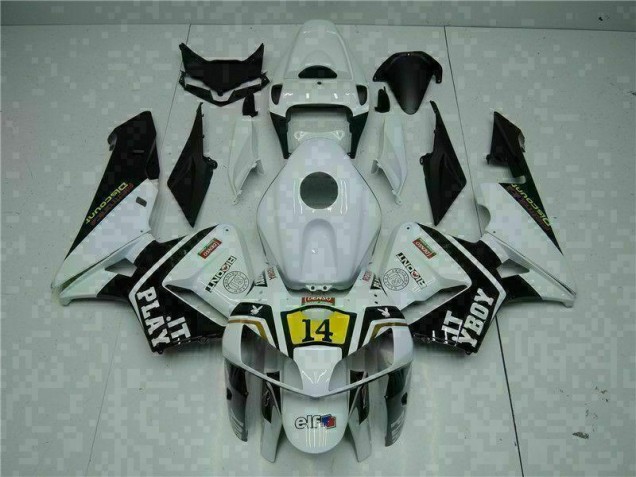 Best 2005-2006 White Playboy 14 Honda CBR600RR Motorcycle Replacement Fairings Best 2005-2006 White Playboy 14 Honda CBR600RR Motorcycle Replacement Fairings