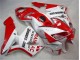 Best 2005-2006 Red White Honda CBR600RR Bike Fairings Best 2005-2006 Red White Honda CBR600RR Bike Fairings