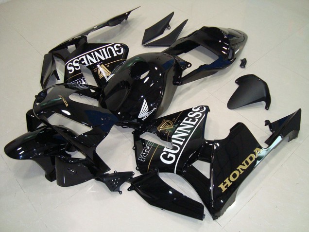 Best 2005-2006 Black Gunness Honda CBR600RR Motorcycle Fairing Kit Best 2005-2006 Black Gunness Honda CBR600RR Motorcycle Fairing Kit
