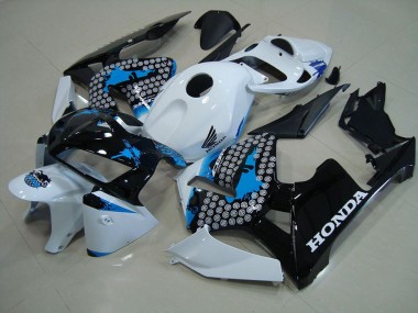 Best 2005-2006 Matte Black with Red Sticker Honda CBR600RR Motorcyle Fairings