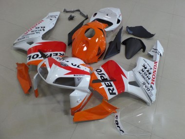Best 2005-2006 Orange White Repsol Honda CBR600RR Motorbike Fairings