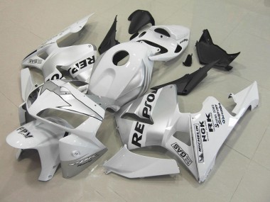 Best 2005-2006 Repsol White Silver Honda CBR600RR Bike Fairing Kit
