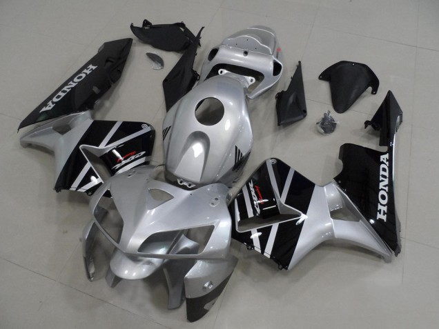 Best 2005-2006 Silver Grey Honda CBR600RR Motorcyle Fairings Best 2005-2006 Silver Grey Honda CBR600RR Motorcyle Fairings