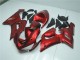 Best 2005-2006 Candy Red Kawasaki ZX6R Motorcycle Fairing Kits