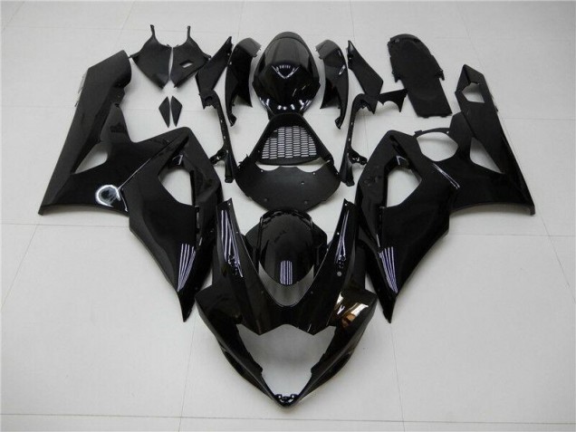 Best 2005-2006 Glossy Black Suzuki GSXR 1000 Bike Fairings Best 2005-2006 Glossy Black Suzuki GSXR 1000 Bike Fairings