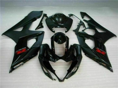 Best 2005-2006 Black Suzuki GSXR 1000 Motorcycle Replacement Fairings