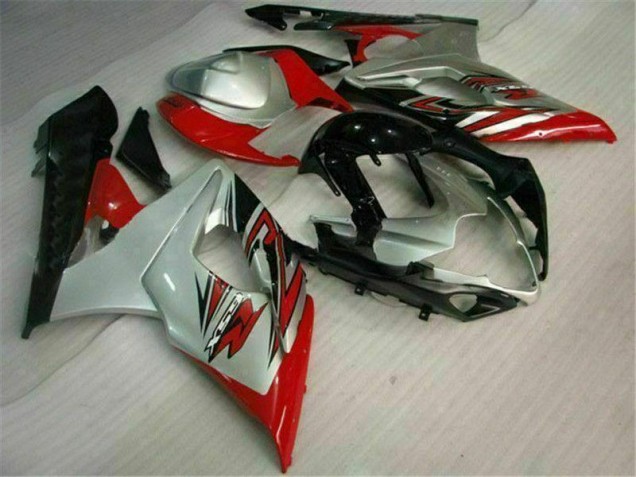 Best 2005-2006 Red White Suzuki GSXR 1000 Motorcyle Fairings Best 2005-2006 Red White Suzuki GSXR 1000 Motorcyle Fairings