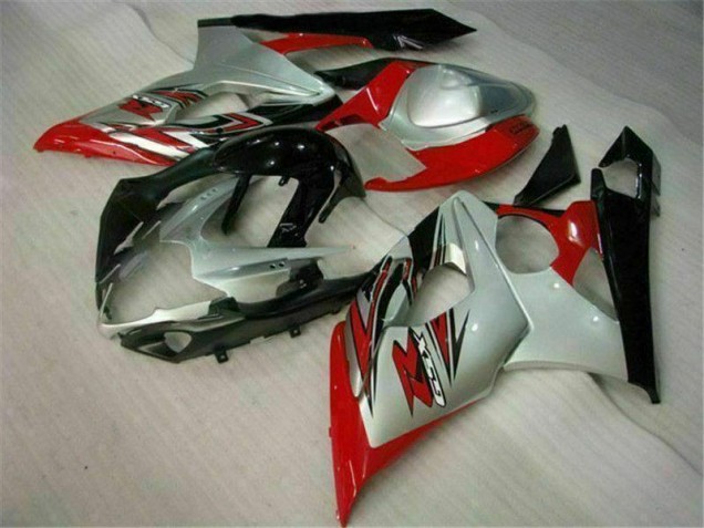 Best 2005-2006 Red White Suzuki GSXR 1000 Motorcyle Fairings Best 2005-2006 Red White Suzuki GSXR 1000 Motorcyle Fairings