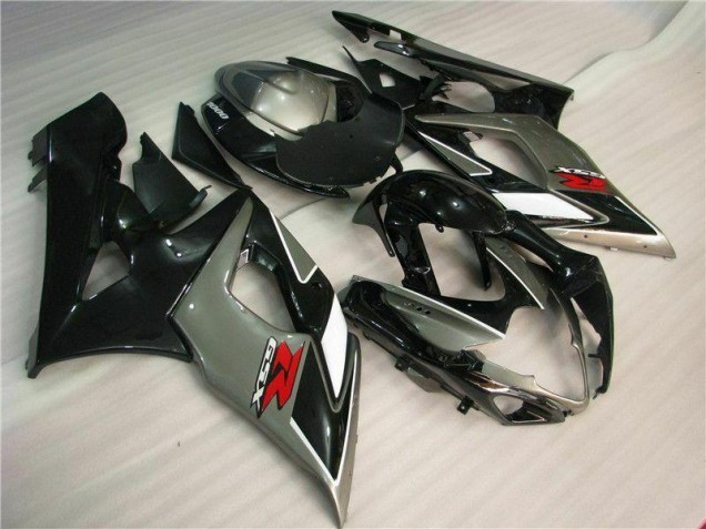 Best 2005-2006 Grey Black Suzuki GSXR 1000 Bike Fairings