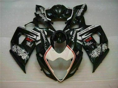 Best 2005-2006 White Black Suzuki GSXR 1000 Motorcycle Fairings Kit