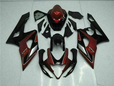 Best 2005-2006 Red Black Suzuki GSXR 1000 Motorbike Fairings