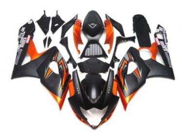 Best 2005-2006 Black Orange Suzuki GSXR 1000 Motorbike Fairing