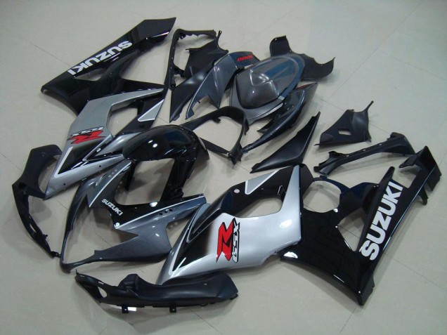 Best 2005-2006 Grey Black Silver Suzuki GSXR 1000 Motorbike Fairing Kits