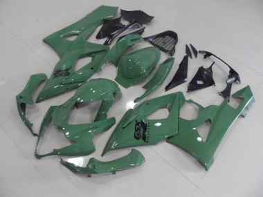 Best 2005-2006 Glossy Army Green Suzuki GSXR 1000 Motorcycle Fairing