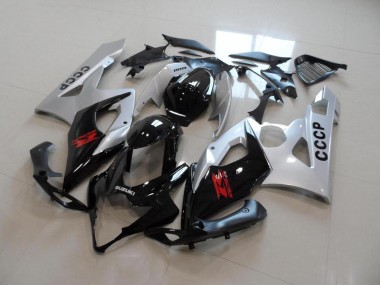 Best 2005-2006 Silver Black Suzuki GSXR 1000 Moto Fairings