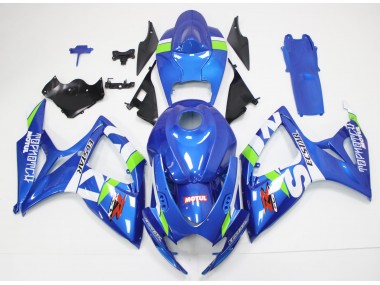 Best 2006-2007 Blue White Suzuki GSXR 600/750 Motorcycle Fairings