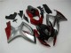 Best 2006-2007 Red Silver Suzuki GSXR 600/750 Bike Fairing Kit Best 2006-2007 Red Silver Suzuki GSXR 600/750 Bike Fairing Kit