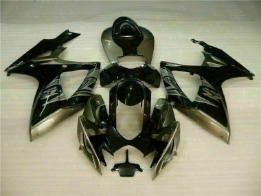 Best 2006-2007 Black Grey Suzuki GSXR 600/750 Motorcycle Fairing Kits