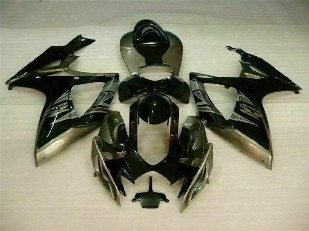 Best 2006-2007 Black Grey Suzuki GSXR 600/750 Motorcycle Fairing Kits Best 2006-2007 Black Grey Suzuki GSXR 600/750 Motorcycle Fairing Kits