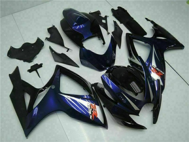 Best 2006-2007 Black Blue Suzuki GSXR 600/750 Bike Fairings Best 2006-2007 Black Blue Suzuki GSXR 600/750 Bike Fairings