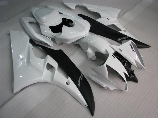 Best 2006-2007 White Black Yamaha YZF R6 Motorcycle Bodywork Best 2006-2007 White Black Yamaha YZF R6 Motorcycle Bodywork