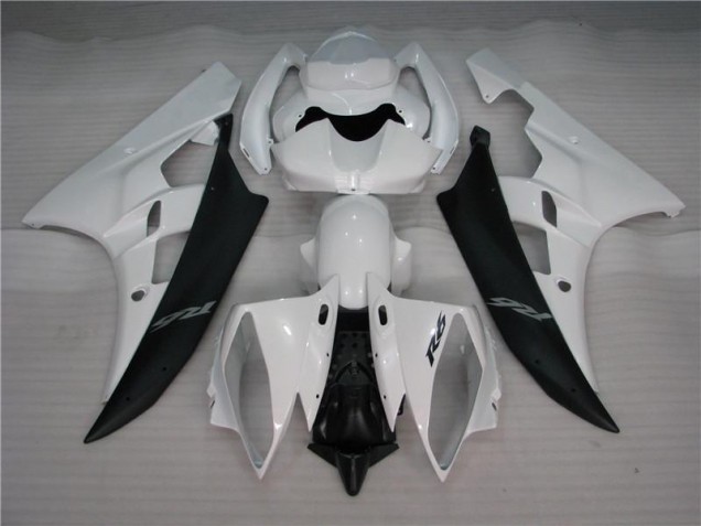 Best 2006-2007 White Black Yamaha YZF R6 Motorcycle Bodywork Best 2006-2007 White Black Yamaha YZF R6 Motorcycle Bodywork