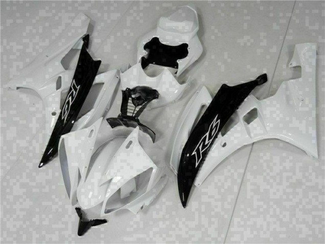 Best 2006-2007 White Black Yamaha YZF R6 Bike Fairings Best 2006-2007 White Black Yamaha YZF R6 Bike Fairings
