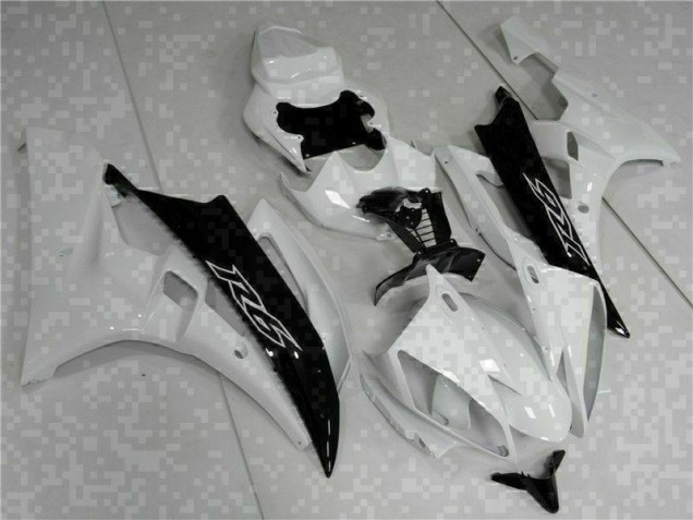 Best 2006-2007 White Black Yamaha YZF R6 Bike Fairings Best 2006-2007 White Black Yamaha YZF R6 Bike Fairings
