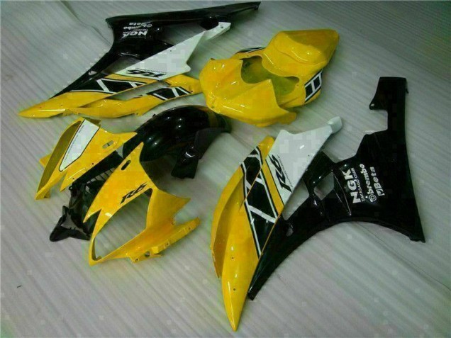 Best 2006-2007 Yellow Black Yamaha YZF R6 Motorbike Fairing Best 2006-2007 Yellow Black Yamaha YZF R6 Motorbike Fairing