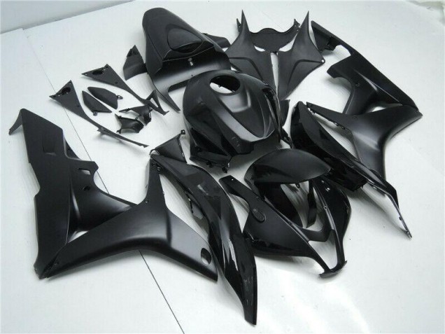 Best 2007-2008 Black Honda CBR600RR Bike Fairing Kit