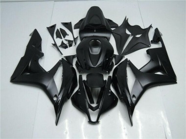 Best 2007-2008 Black Honda CBR600RR Bike Fairing Kit