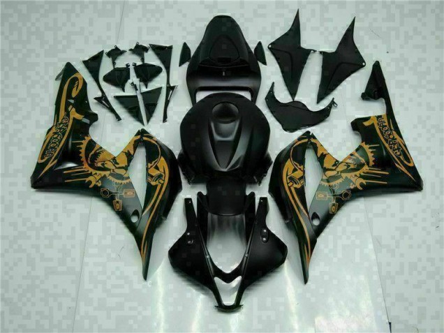 Best 2007-2008 Black Honda CBR600RR Motorcycle Fairing Best 2007-2008 Black Honda CBR600RR Motorcycle Fairing