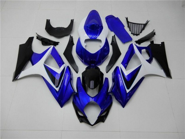 Best 2007-2008 Blue White Black Suzuki GSXR 1000 K7 Motorcylce Fairings Best 2007-2008 Blue White Black Suzuki GSXR 1000 K7 Motorcylce Fairings