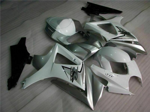 Best 2007-2008 Silver White Suzuki GSXR 1000 K7 Motorbike Fairing Best 2007-2008 Silver White Suzuki GSXR 1000 K7 Motorbike Fairing