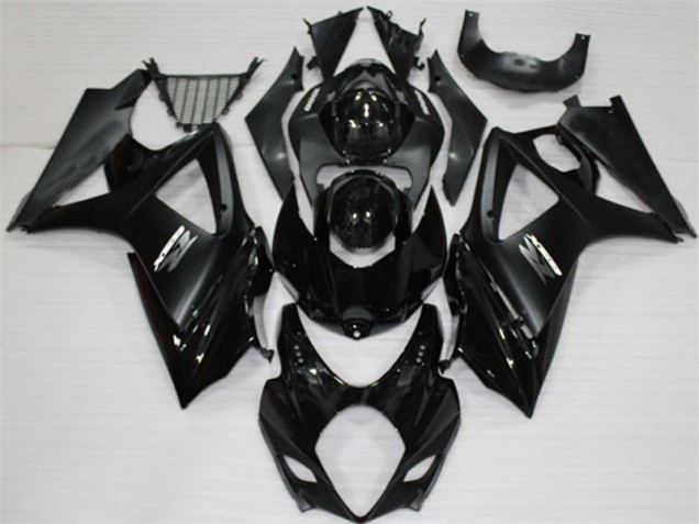 Best 2007-2008 Black Suzuki GSXR 1000 K7 Motorcycle Replacement Fairings Best 2007-2008 Black Suzuki GSXR 1000 K7 Motorcycle Replacement Fairings
