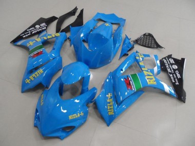 Best 2007-2008 Blue Rizla Race Suzuki GSXR 1000 K7 Motor Bike Fairings