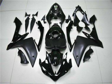 Best 2007-2008 Glossy Matte Black Yamaha YZF R1 Motorcycle Bodywork