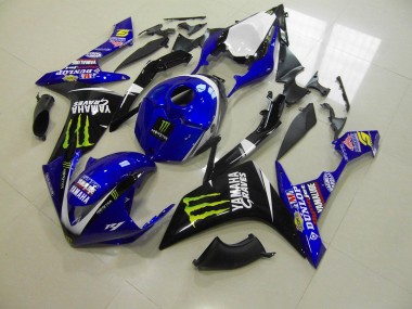 Best 2007-2008 Blue Monster Yamaha YZF R1 Motorcylce Fairings
