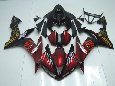 Best 2007-2008 Dark Glossy Black Yamaha YZF R1 Motorcycle Fairing Kits